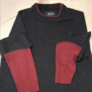 Native Youth Black and Red Men's Sweater